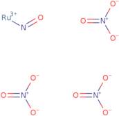 Ruthenium(III) nitrosyl nitrate, soluble in 10% dilute nitric acid