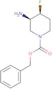 (3R,4S)-rel-3-Amino-4-fluoro-1-piperidinecarboxylic acid phenylmethyl ester