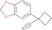 1-(1,3-Dioxaindan-5-yl)cyclobutane-1-carbonitrile