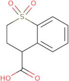 1,1-dioxo-3,4-dihydro-2H-thiochromene-4-carboxylic acid