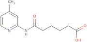 6-[(4-Methylpyridin-2-yl)amino]-6-oxohexanoic acid