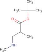 tert-Butyl 2-methyl-3-(methylamino)propanoate