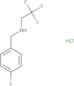 [(4-Fluorophenyl)methyl](2,2,2-trifluoroethyl)amine hydrochloride