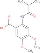 4,5-Dimethoxy-2-(2-methylpropanamido)benzoic acid