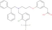 2-(3-(3-((2-Chloro-3-(trifluoromethyl)benzyl)(2,2-diphenylethyl)-amino)propoxy)phenyl)acetic acid …