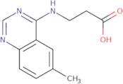 3-(6-Methyl-quinazolin-4-ylamino)-propionic acid