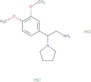 2-(3,4-Dimethoxyphenyl)-2-(pyrrolidin-1-yl)ethanamine dihydrochloride