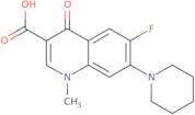 6-Fluoro-1-methyl-4-oxo-7-piperidin-1-yl-1,4-dihydroquinoline-3-carboxylic acid