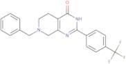 7-Benzyl-2-[4-(trifluoromethyl)phenyl]-3,5,6,8-tetrahydropyrido[3,4-d]pyrimidin-4-one