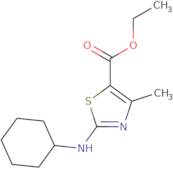 Ethyl 2-(cyclohexylamino)-4-methyl-1,3-thiazole-5-carboxylate