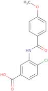 4-Chloro-3-(4-methoxybenzamido)benzoic acid