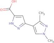 5-(1,3-Dimethyl-1H-pyrazol-4-yl)-1H-pyrazole-3-carboxylic acid