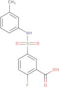 2-Fluoro-5-[(3-methylphenyl)sulfamoyl]benzoic acid