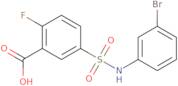 5-[(3-Bromophenyl)sulfamoyl]-2-fluorobenzoic acid