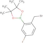 2-(Bromomethyl)-5-fluorophenylboronic acid pinacol ester