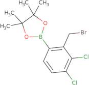 2-(Bromomethyl)-3,4-dichlorophenylboronic acid pinacol ester