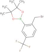 2-Bromomethyl-5-(trifluoromethyl)phenylboronic acid pinacol ester