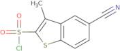 5-Cyano-3-methyl-1-benzothiophene-2-sulfonyl chloride