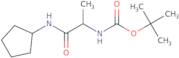 N-Cyclopentyl 2-(BOC-amino)propanamide