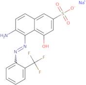 Sodium 6-Imino-4-Oxo-5-[2-[2-(Trifluoromethyl)Phenyl]Hydrazinyl]Naphthalene-2-Sulfonate