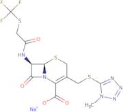 Sodium (6R,7R)-3-[(1-Methyltetrazol-5-Yl)Sulfanylmethyl]-8-Oxo-7-[[2-(Trifluoromethylsulfanyl)Acetyl]Amino]-5-Thia-1-Azabicyclo[4.2. 0]Oct-2-Ene-2-Carboxylate