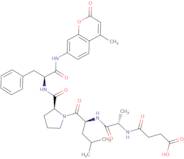 Suc-Ala-Leu-Pro-Phe-AMC tfluoroacetic acid