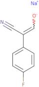 Sodium (Z)-2-cyano-2-(4-fluorophenyl)ethylenolate