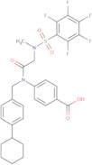 4-[[(4-Cyclohexylphenyl)methyl][2-[methyl[(2,3,4,5,6-pentafluorophenyl)sulfonyl]amino]acetyl]amino]benzoic acid