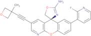 (S)-7-(2-Fluoropyridin-3-yl)-3-((3-methyloxetan-3-yl)ethynyl)-5'h-spiro[chromeno[2,3-b]pyridine-...