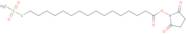 N-Succinimidyloxycarbonylpentadecyl methanethiosulfonate