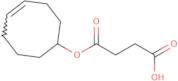 Succinic acid mono-cyclooct-4-enyl ester