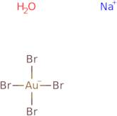 Sodium tetrabromoaurate(III) hydrate