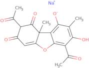 2,6-Diacetyl-7,9-dihydroxy-8,9b-dimethyldibenzofuran-1,3(2H,9bH)-dione monosodium