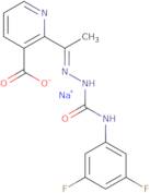 Sodium 2-{(1E)-N-[(3,5-Difluorophenyl)Carbamoyl]Ethanehydrazonoyl}Nicotinate