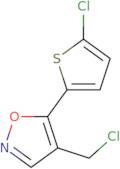 4-(Chloromethyl)-5-(5-chlorothiophen-2-yl)-1,2-oxazole