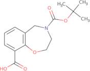 4-[(tert-Butoxy)carbonyl]-2,3,4,5-tetrahydro-1,4-benzoxazepine-9-carboxylic acid