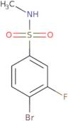 4-Bromo-3-fluoro-N-methylbenzene-1-sulfonamide