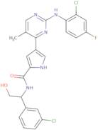 (R)-4-(2-((2-Chloro-4-fluorophenyl)amino)-5-methylpyrimidin-4-yl)-N-(1-(3-chlorophenyl)-2-hydroxye…