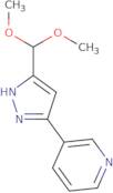 3-(3-(Dimethoxymethyl)-1H-pyrazol-5-yl)pyridine