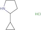 (2R)-2-Cyclopropylpyrrolidine hydrochloride