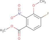 4-Fluoro-3-methoxy-2-nitro-benzoic acid methyl ester