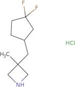 3-[(3,3-Difluorocyclopentyl)methyl]-3-methylazetidine hydrochloride