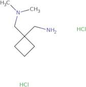 {1-[(Dimethylamino)methyl]cyclobutyl}methanamine dihydrochloride