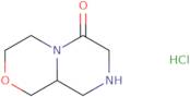 Octahydropiperazino[2,1-c]morpholin-6-one hydrochloride