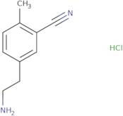 5-(2-Aminoethyl)-2-methylbenzonitrile hydrochloride