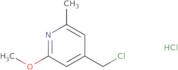 4-(Chloromethyl)-2-methoxy-6-methylpyridine hydrochloride