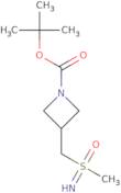 tert-Butyl 3-{[imino(methyl)oxo-Î»6-sulfanyl]methyl}azetidine-1-carboxylate