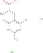 2-Amino-3-(2-amino-4-chloro-6-oxo-1,6-dihydropyrimidin-5-yl)propanoic acid dihydrochloride