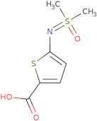 5-{[Dimethyl(oxo)-λ6-sulfanylidene]amino}thiophene-2-carboxylic acid