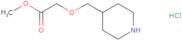 Methyl 2-[(piperidin-4-yl)methoxy]acetate hydrochloride